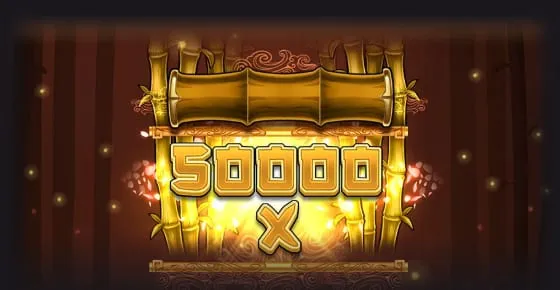 Big Bamboo Max-Win-Grafik: 50.000x in der goldenen Bambustruhe